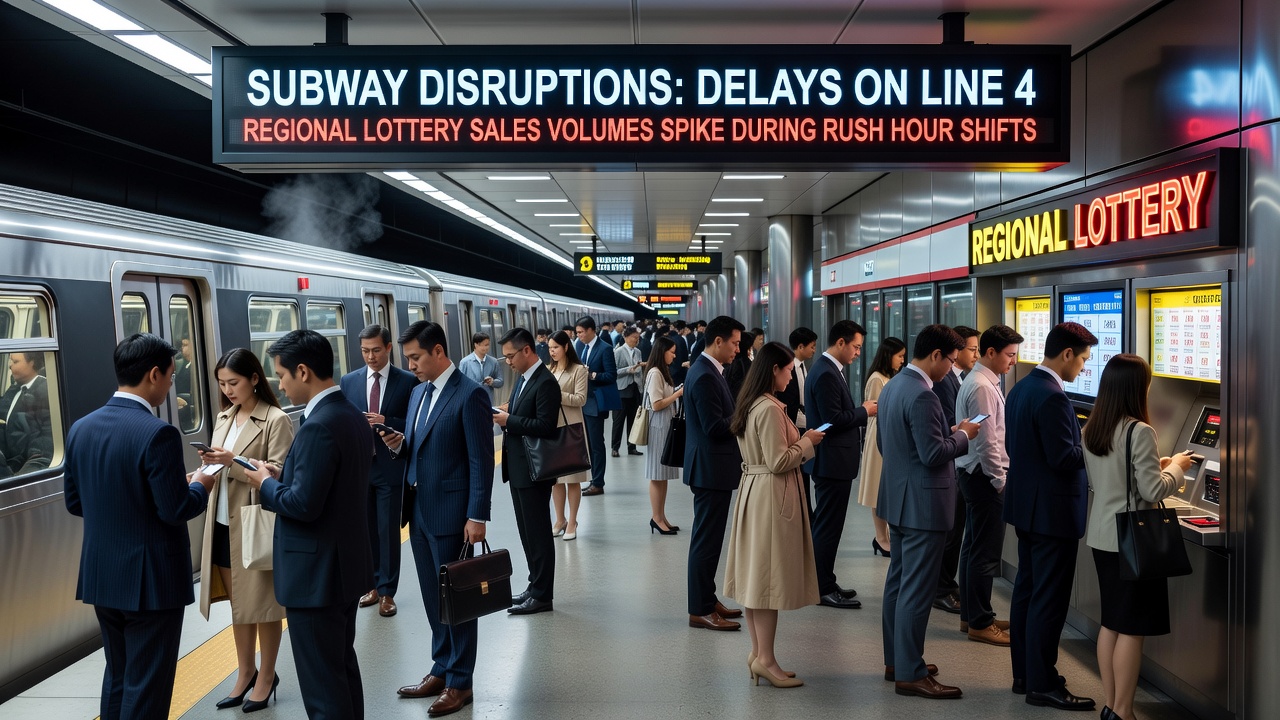 Commuters navigating a crowded subway platform during a service delay in a major city